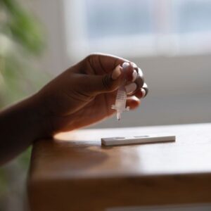 Anwendung eines Schnelltests